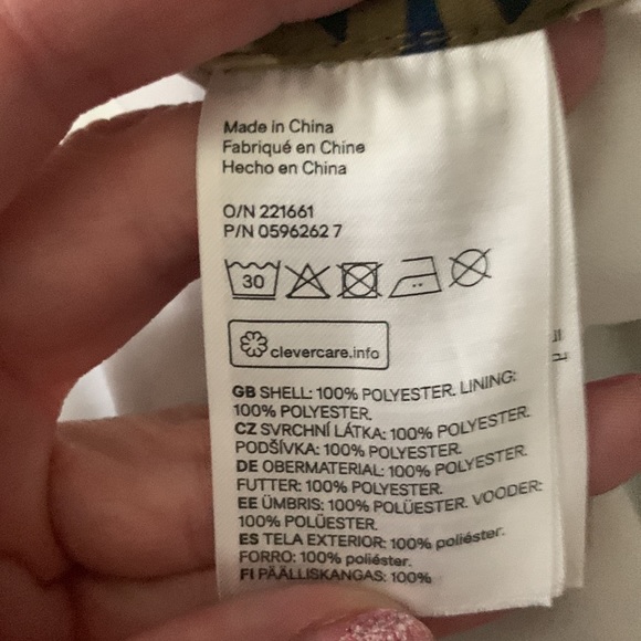 H and M Abstract patterned midi skirt - Picture 7 of 8